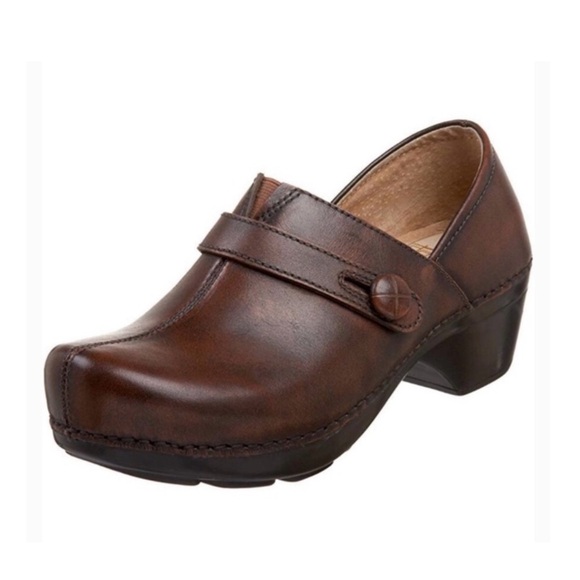 Dansko Shoes - Dansko Solstice Women's Brown Leather Clog Shoe Sz 39 (US 8.5)